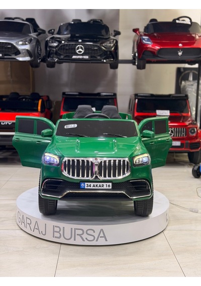 Bmw Akülü Araba 0-6 Yaş Özel Plaka Hediye Yeşil