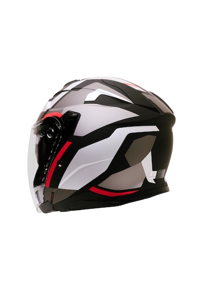 Gp Kompozit Mks009-gr Şeffaf Vizörlü Motosiklet Yarım Kask Çok Renkli