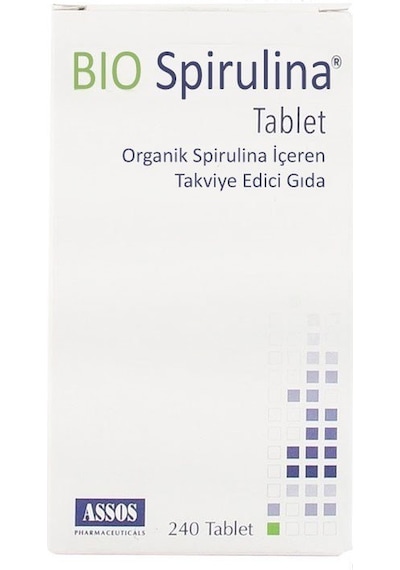 Assos Bio Spirulina 500 MG 240 Tablet Assos Bio Spirulina 500 MG 240 Tablet