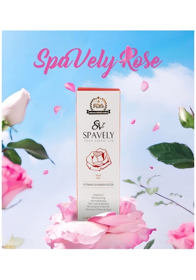 Spavely Duş Filtresi Gül Esanslı - Klor Ve Kireç Karşıtı, Kokulu, C Vitaminli 150 Gr