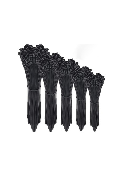 100 ADET 4,8X200MM KABLO BAĞI SİYAH