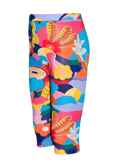 Lovetti Kız Çocuk Sunny Garden Desen Kapri 1268 Çok Renkli
