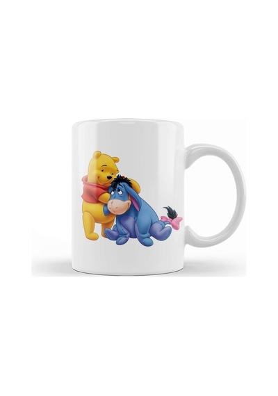 Winnie The Pooh Eeyore 012 Kupa Bardak Porselen Karışık