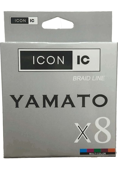 Icon-ıc Yamato 300m X8 Multicolor İp Misina - 0.10 Mm 0.13 MM