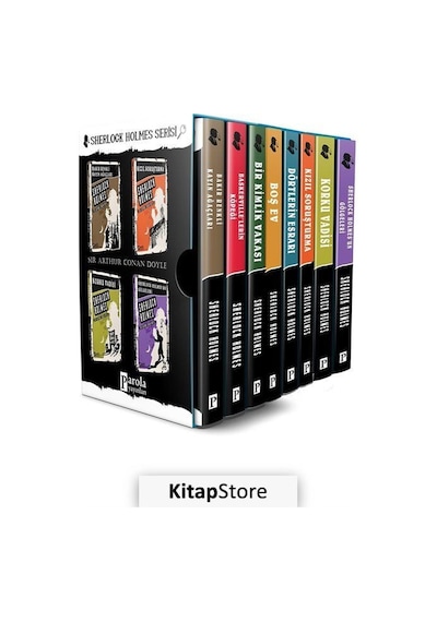 Sherlock Holmes Seti-8 Kitap Takım - Sir Arthur Conan Doyle - Parola Yayınları