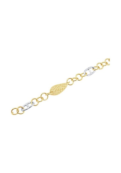 Gülaylar - Altın 14 Ayar Hollow Bileklik N11.16162 Sarı Altın
