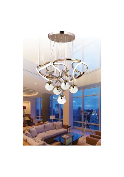 Plus Led Avize Altın Altın