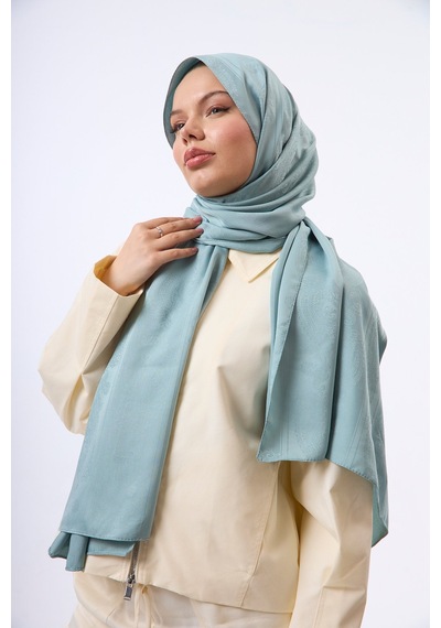 Mirsoy Scarf Zerafet Desen Şal Mint