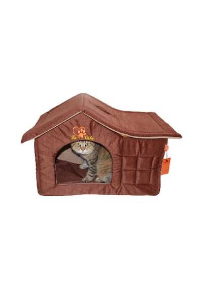 La Vista İç Mekan Kedi ve Köpek Çatılı Ev 56 x 36 x 45 CM