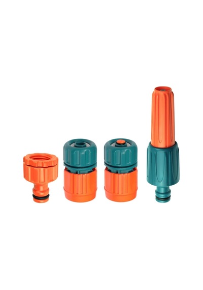 Hortum Ucu 4 Parça Ayarlı Lans Seti 1/2"