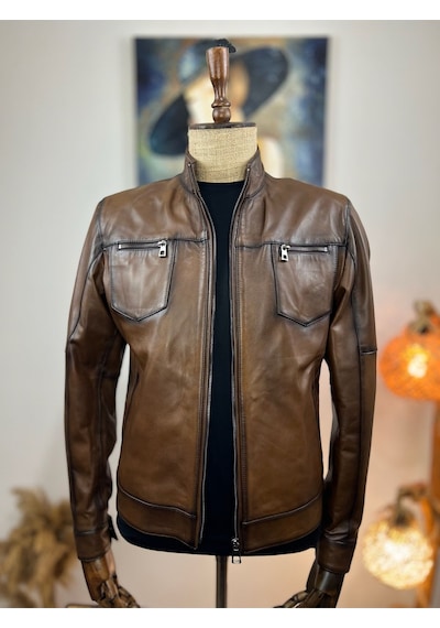 Always Leather Usta İşi Özel Dikim %100 Hakiki Deri 1803340020 Siyah