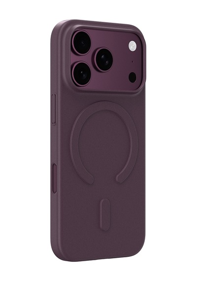 Apple iPhone 18 Pro Max Uyumlu Kılıf M-safe Şarj Özellikli Amazingthing Minimal Air Serisi Kapak Mor
