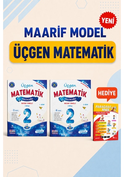 2.sınıf - Beceri Temelli - Matematik Yolculuğu 1. Kitap Ve 2. Kitap + Paragraf Max