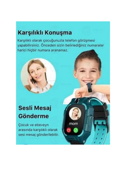 Smartblade Q19 Sim Kartlı Kameralı Lbs Konum Takipli Akıllı Saat (İthalatçı Garantili)