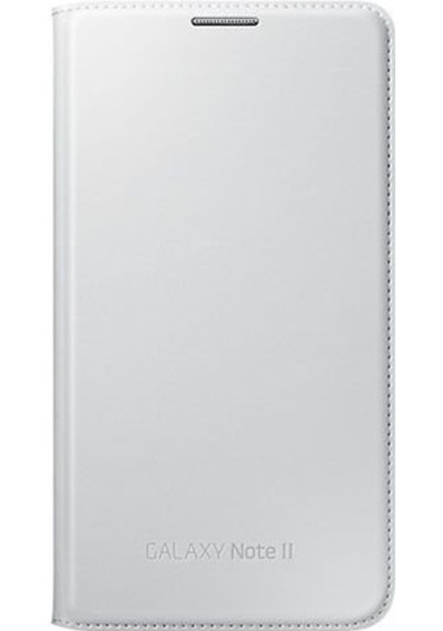 Galaxy Uyumlu Note 2 İle Uyumlu Kılıf Flip Wallet Beyaz Ef-nn710bwegww Beyaz
