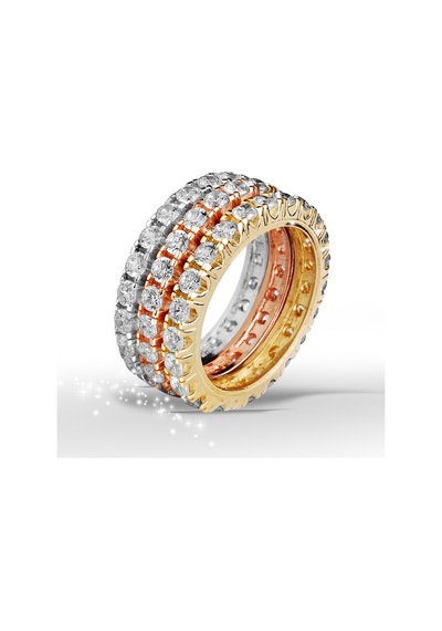 Kuyumcudukkani Tamtur Alyans Yüzük - 10002-g-w Gold