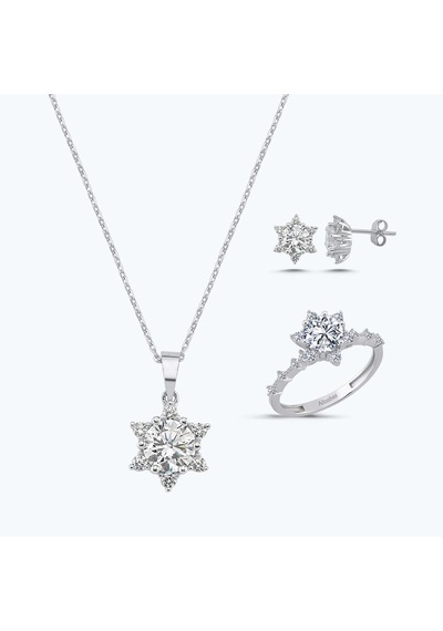 Altınbaş Altın Üçlü Lotus Set Autk0037-b-24627-1-set