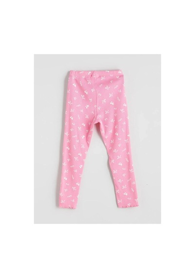 LC Waikiki Lcw Kids Pembe Bisiklet Yaka Fiyonk Baskılı Kız Çocuk Pijama Takımı Pınk Prınted LC Waikiki Lcw Kids Pembe Bisiklet Yaka Fiyonk Baskılı Kız Çocuk Pijama Takımı Pınk Prınted
