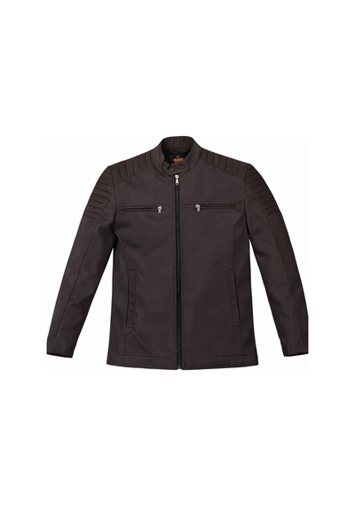 Mero Life Erkek Kahverengi Su Ve Rüzgar Geçirmez Slim Fit Astarlı Mevsimlik Mont