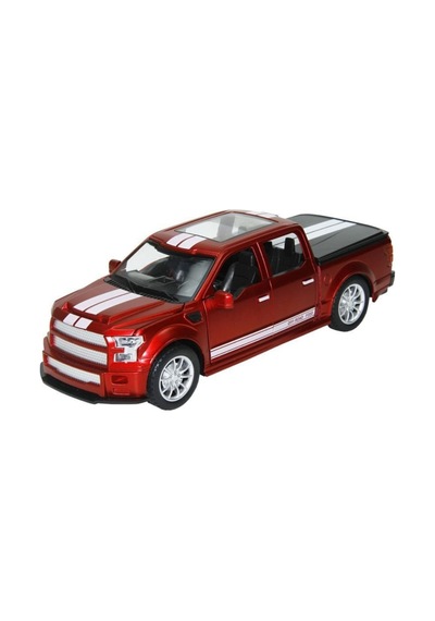 Metal Ford Pickup 1:22 Ölçek Kırmızı - Sesli, Işıklı Ve Çek Bırak Off-road Oyuncak Arazi Aracı Çok Renkli