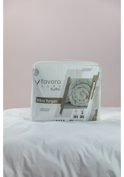 Favora Microfiber Tek Kişilik Yorgan 155x215 Beyaz