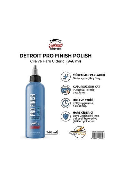 Detroit Pro Finish Polish 946 Ml Cila Ve Hare Giderici