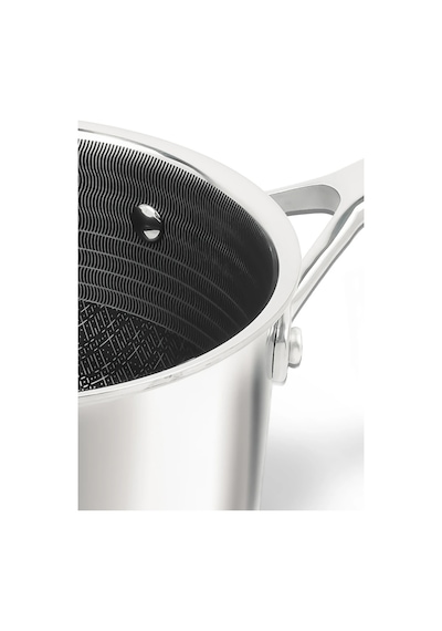 Uniqella Silver Pro Serisi 16cm Sos Tenceresi 1.8l Cam Kapaklı Çelik