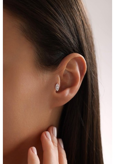 Altın Taşlı Piercing 14086676