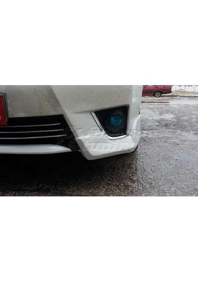 Toyota Corolla Uyumlu Ön Tampon Lip (sag-sol) ---fibersan Tuning