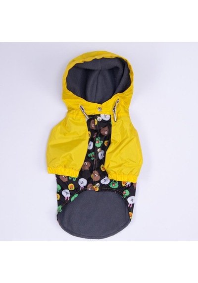 Pawstar Osaka Smile Polarlı Su Geçirmez Küçük Irk Köpek Yağmurluğu 2xl 2xl