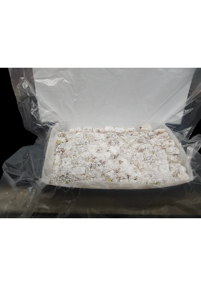 Yörük Lokumu Çift Kavrulmuş Duble Antepfıstıklı H.cevizi Kaplı Lokum 500 Gr