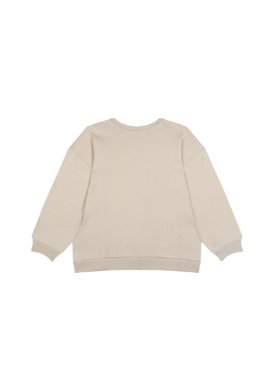 Antebies Çiçek Sweatshirt Pantolon Set Krem