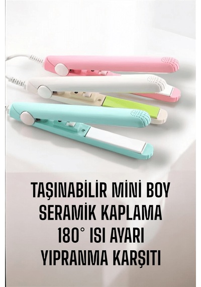 Mini Saç Düzleştirici Seramik Kaplama Uuczminidüzleştirici1