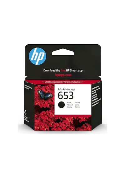 Hp 653 Siyah Mürekkep Kartuş 360 Sayfa 3ym75ae