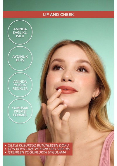 Yves Rocher Krem Allık - Lip And Cheek 2 Si 1 Arada 40. Egzotik Kırmızı