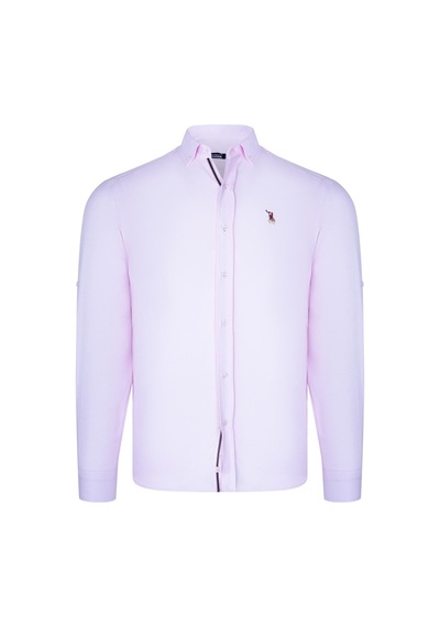 İkili Set G674 Dewberry Erkek Gömlek-beyaz-pembe Beyaz-pembe