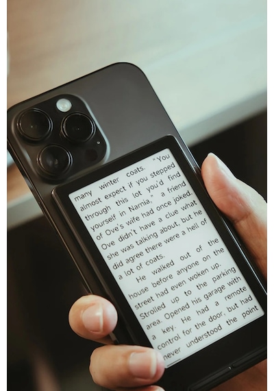 Xteink X4 Ultra Ince Manyetik Ereader E-kitap Okuyucu E-kitap Okuyucular Siyah