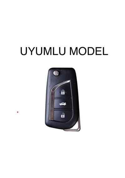 Toyota Corolla Auris Yaris Avensis Deri Anahtar Koruma Kılıfı Ve