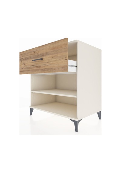 Kronos Şifonyer Tek Raflı Tek Çekmeceli 88x59x96 Aytaşı-çam Aytaşı
