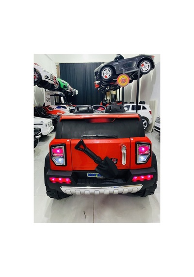 Büyük Jeep Akülü Araba 0-8 Yaş Kırmızı Kırmızı