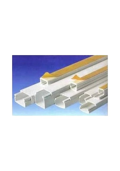 12x12 Yapışkanlı Kablo Kanalı 10 Adet 20 Metre Beyaz Dıştan Kapaklı Özellik