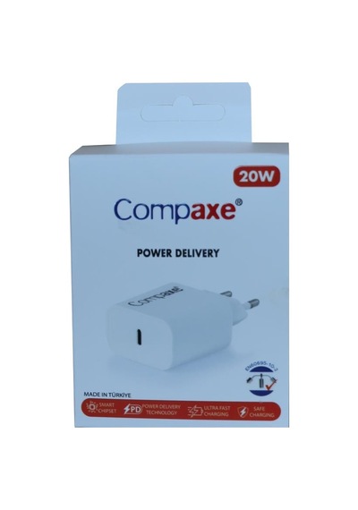 Compaxe Cta-200c Pd Usb-c 3.0 20w Ev Şarj Kafa