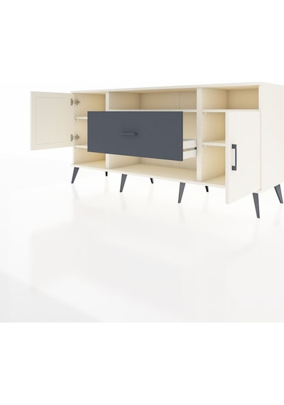 Hyperion Konsol 5 Raflı Tek Çekmeceli 2 Kapaklı 176x44x83 Aytaşı-aytaşı/antrasit Aytaşı/antrasit Hyperion Konsol 5 Raflı Tek Çekmeceli 2 Kapaklı 176x44x83 Aytaşı-aytaşı/antrasit Aytaşı/antrasit