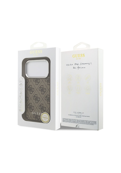 Apple Uyumlu iPhone 17 Pro Max Kılıf Guess Lisanslı M-safe Özellikli 4g Klasik Yazı Logolu Kapak Kahvereng Kahverengi Apple Uyumlu iPhone 17 Pro Max Kılıf Guess Lisanslı M-safe Özellikli 4g Klasik Yazı Logolu Kapak Kahvereng Kahverengi