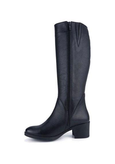 Castle Black Cb-92900-1 Kadın Deri Fantazi Çizme Siyah