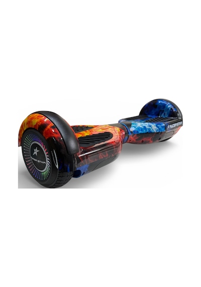 Elektrikli Kaykay Hoverboard Bluetooth Hoparlörlü RS-S5 Bicolor Flame Grafiti
