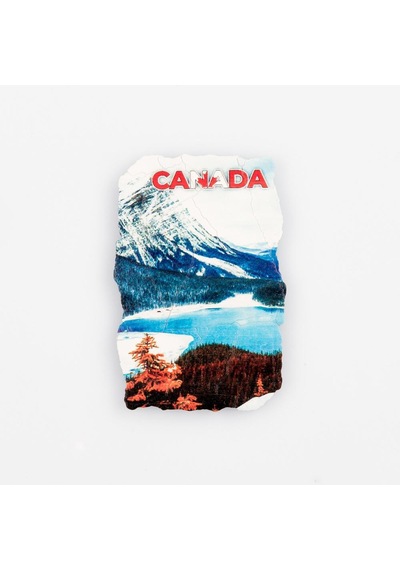 Kanada Moraine Gölü Fresco Magnet