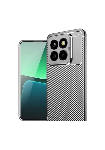 Xiaomi Mi 14t Pro Kılıf Auto Focus Karbon Kapak