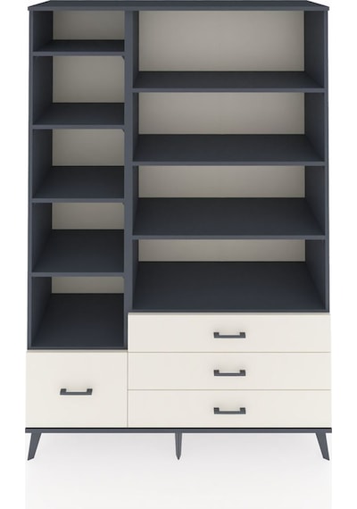 Hyperion Dolap 9 Raflı 4 Çekmeceli 132x44x195 Antrasit-antrasit/aytaşı Antrasıt/aytası - Antrasıt Hyperion Dolap 9 Raflı 4 Çekmeceli 132x44x195 Antrasit-antrasit/aytaşı Antrasıt/aytası - Antrasıt