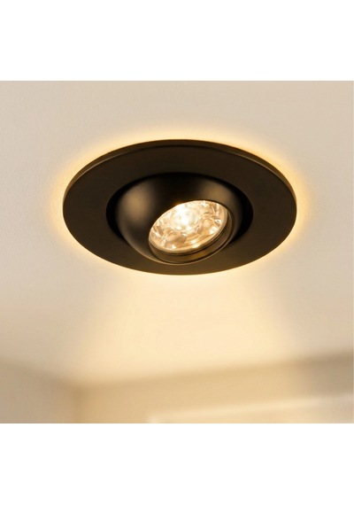 1 Adet Cata Ct 5268 Ufo Yıldız 1.5w Sıva Altı Led Spot Siyah Kasa Gün Işığı 3200k çok renkli